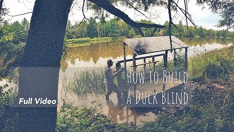 Bouw een eendenhut ~ Goedkope en gemakkelijke hut voor drie personen!