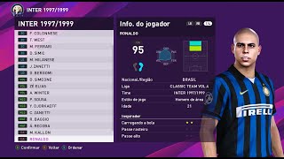 PES 2020/2021 CLASSIC TEAM 1997/1999 SEASON FACES   STATS