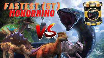 FASTEST (5 TURNS) DEFEATED HYDRA BOA with  MONORHINO LV30 // Moveset in Note