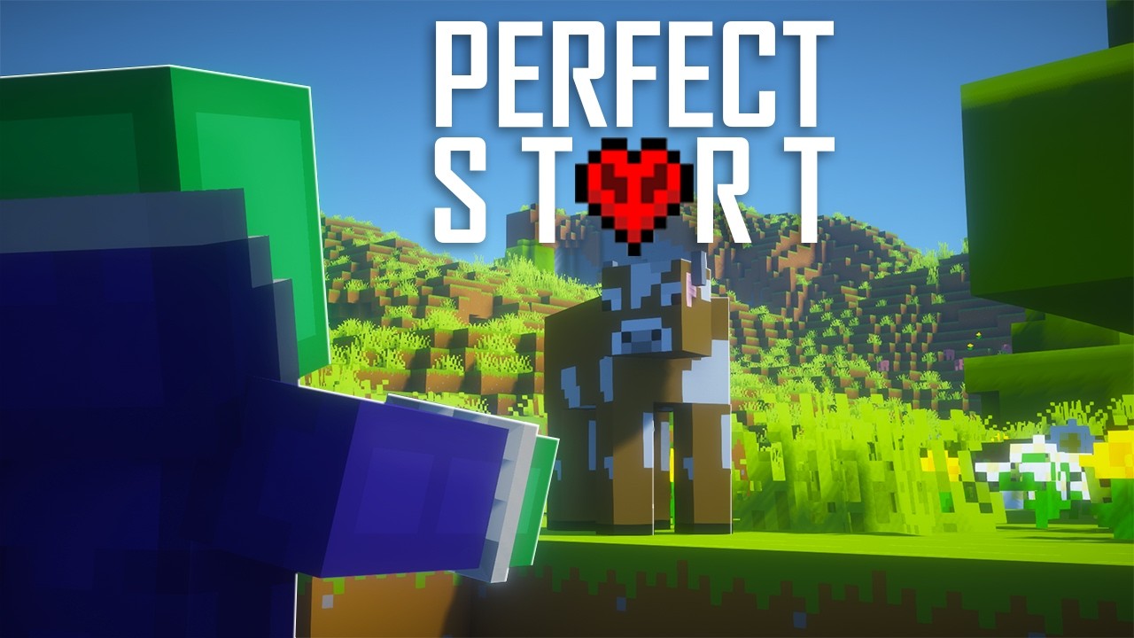 My PERFECT Start In Minecraft! - YouTube