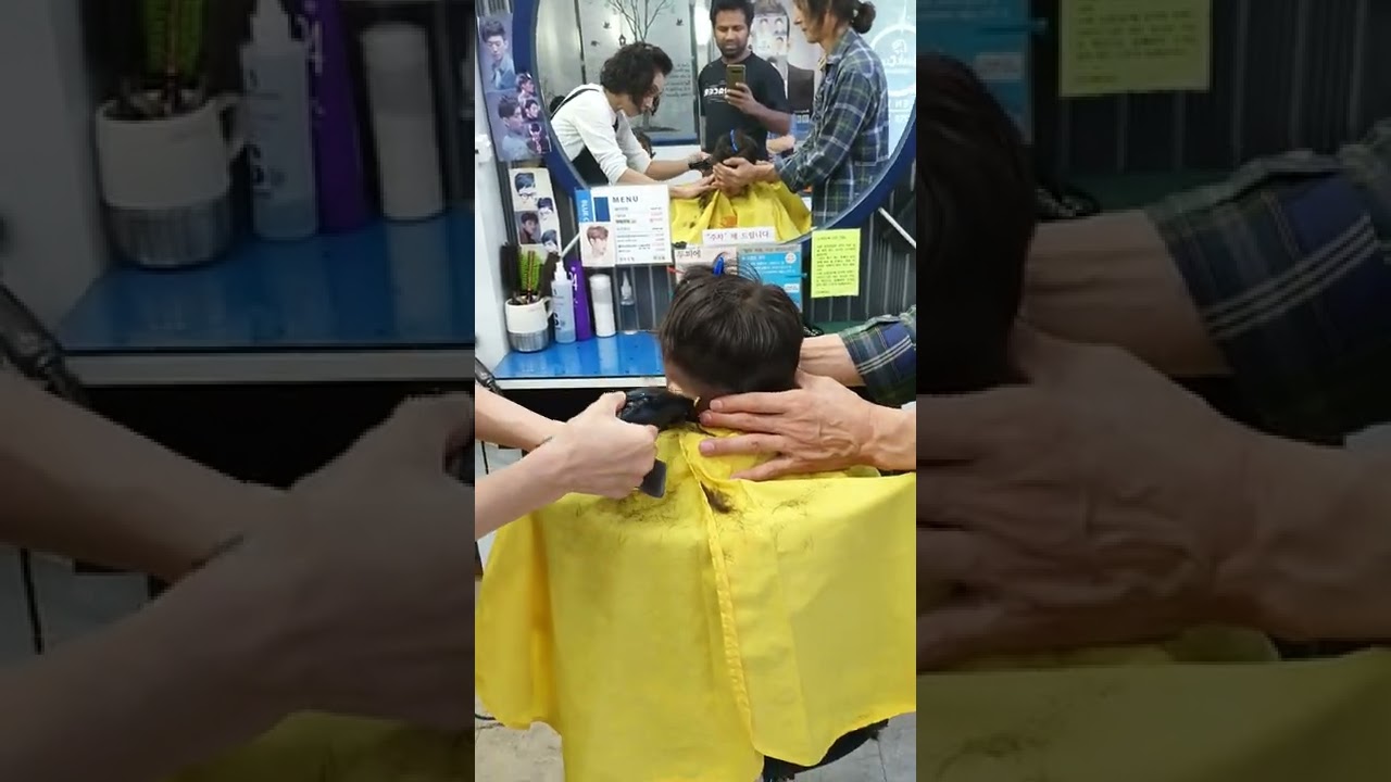 my little brother haircut 💇‍♂️ YouTube