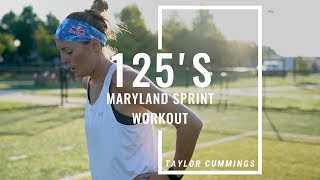 Maryland Lacrosse Sprint Workout - 125's