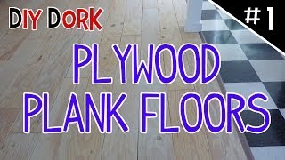 Diy Low Budget Plywood Plank Floors - Part 1 Of 5