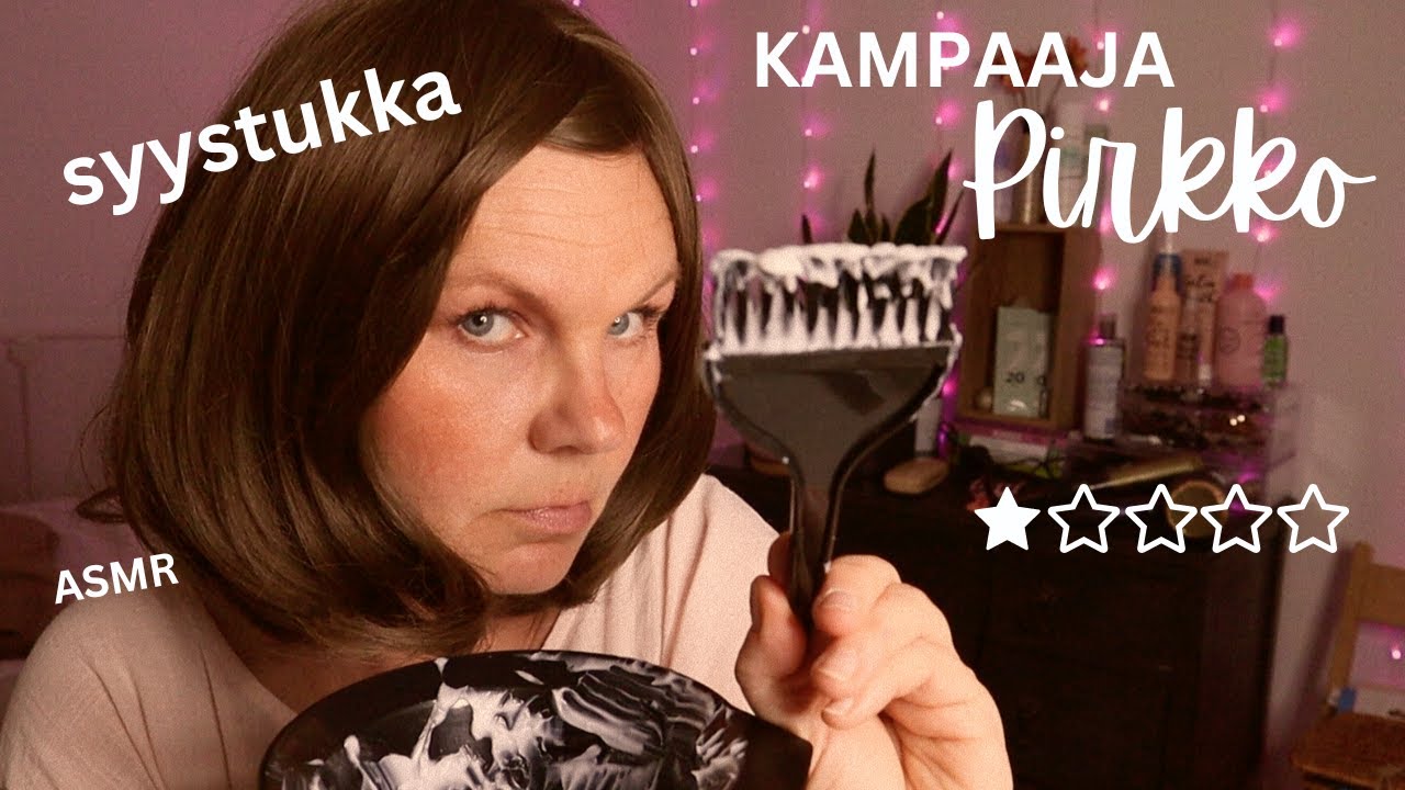 ASMR SUOMI - Pirkko taiteilee sulle uuden tyylin - Role Play