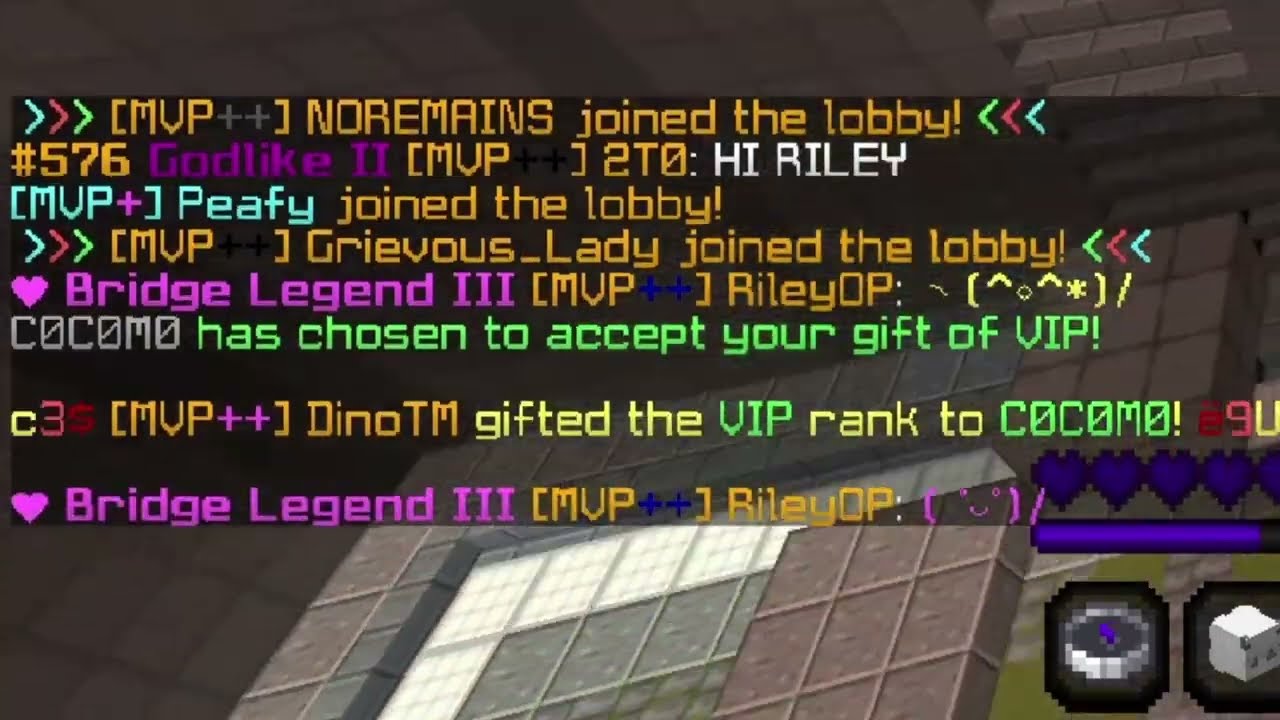 Gifting VIP on Hypixel . . .