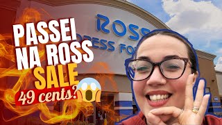 Passei na mega promoção da Ross. 49 cents? Esse vídeo foi um caos!