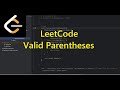 LeetCode Valid Parentheses