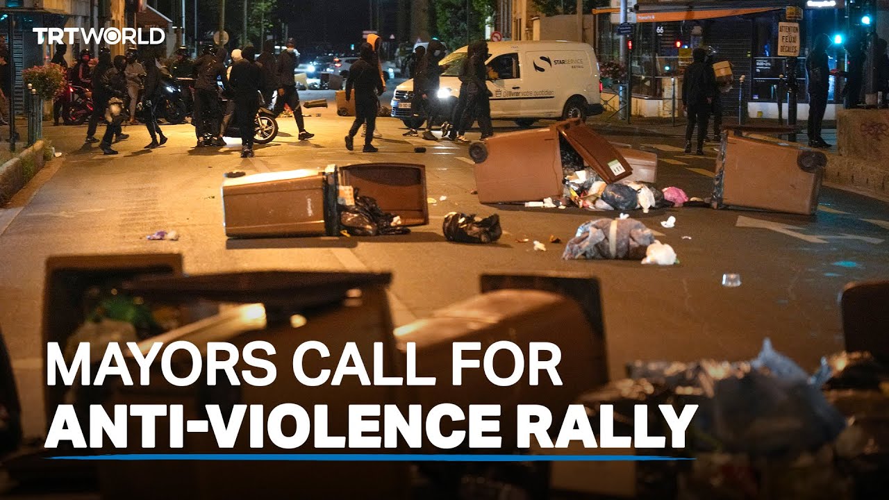 Mayors in France call for rally against violence and looting