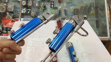 Chân cắm đất inox loại cao cấp và loại bình dân giúp cắm sâu hơn, gác cần chắc hơn