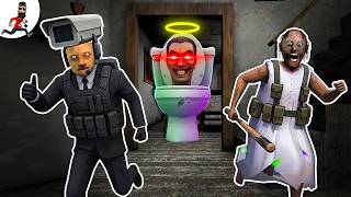 Granny & Grandpa vs Skibidi Toilet ► funny horror game screenshot 5