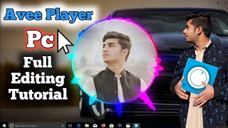 How to Make Audio Spectrum Videos On Pc/Laptop | Avee Player Complete Editing Tutorial screenshot 4