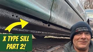 X Type Jaguar Replacing The Sill Part 2 - Looking Good!