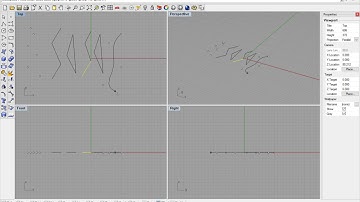 Rhino 4.0 Points and Lines Basic Tutorial