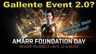 Eve Online - Amarr Foundation Day Event News & Review of the Quadrant so far - Abaddon Skin Giveaway