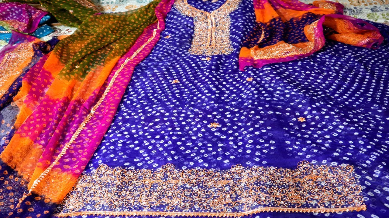 pakistani chunri dresses