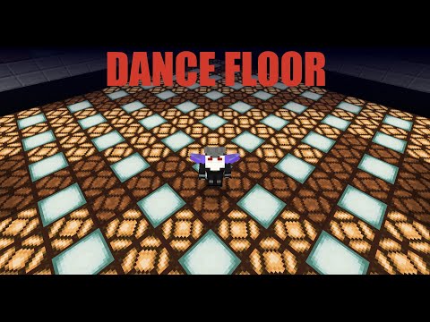 How to Make a Dance Floor with Flashing Lights in Minecraft! (Redstone Tutorial)