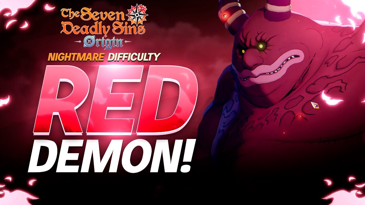CLEARING RED DEMON NIGHTMARE IN 7DS ORIGIN!! - YouTube