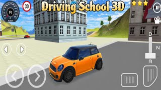 Driving School 3D 🔥 Mini Cooper Driving City Map With Traphic Rules ✅ Android Gameplay screenshot 1