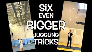 6 Even MORE Impressive BIG Juggling Tricks!!!