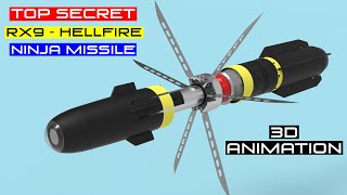 How the Bladed R9X Ninja Missile works? | AGM-114 "R9X" Hellfire | Ninja Bomb