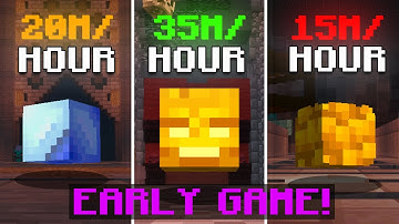 I Tried the BEST EARLY Game MONEY Making Methods! | Hypixel Skyblock