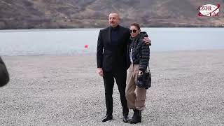 President Ilham Aliyev laid foundation stone for tourism complex in Sugovushan