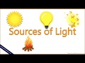 Sources of light  light sources  reflectors of light