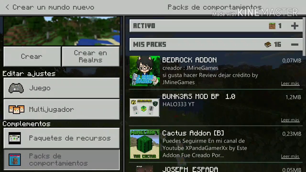 ADDON IGUAL MOD DE PC PARA MINECRAT PE - YouTube