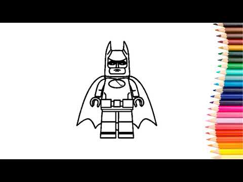batman lego para colorir 7 –  – Desenhos para Colorir