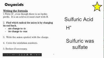 4.6 Oxyacid Creating Formulas