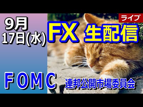 【TAKA FX】ドル利下げへ・・パウエル発言注意かなー？　FOMC生ライブ　FX生配信　9月17日（水）深夜2時45分ごろ～