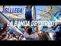 La banda de fierro  caravana hasta la cancha  gimnasia de la plata