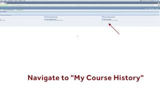 View My Course History/Grades