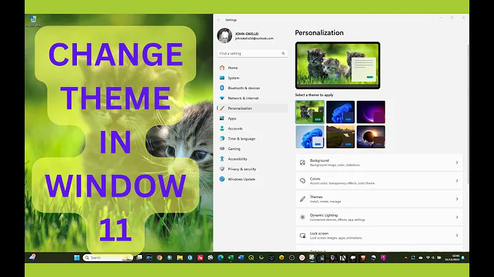 How to Change, Customize, and Install Themes on Windows 11