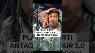 Playboi Carti’s Antagonist 2.0 Tour Starts TOMORROW… #shorts