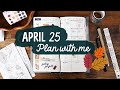 Plan with me: April 2025 🍁 | Autumn Theme in my Hobonichi Weeks | Abbey Sy deco