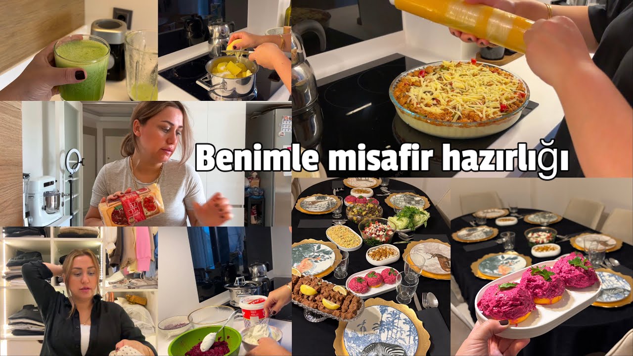 BENİMLE MİSAFİR HAZIRLIĞIİADE ETTİĞİM İÇİN KULLANAMADIM|MARKET ALIŞVERİŞİ|SMOOTHİ TARİFİ🍋