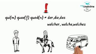 Latein - Einfach erklärt: Das Relativpronomen qui, quae, quod