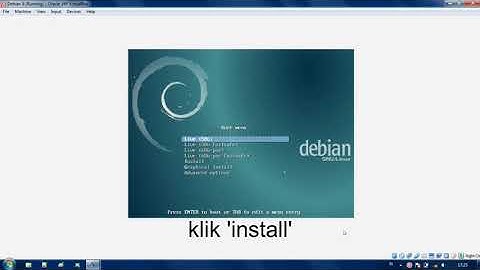 TUTORIAL INSTAL LINUX DEBIAN 8 VIRTUALBOX | LUTHFISAPUTRA