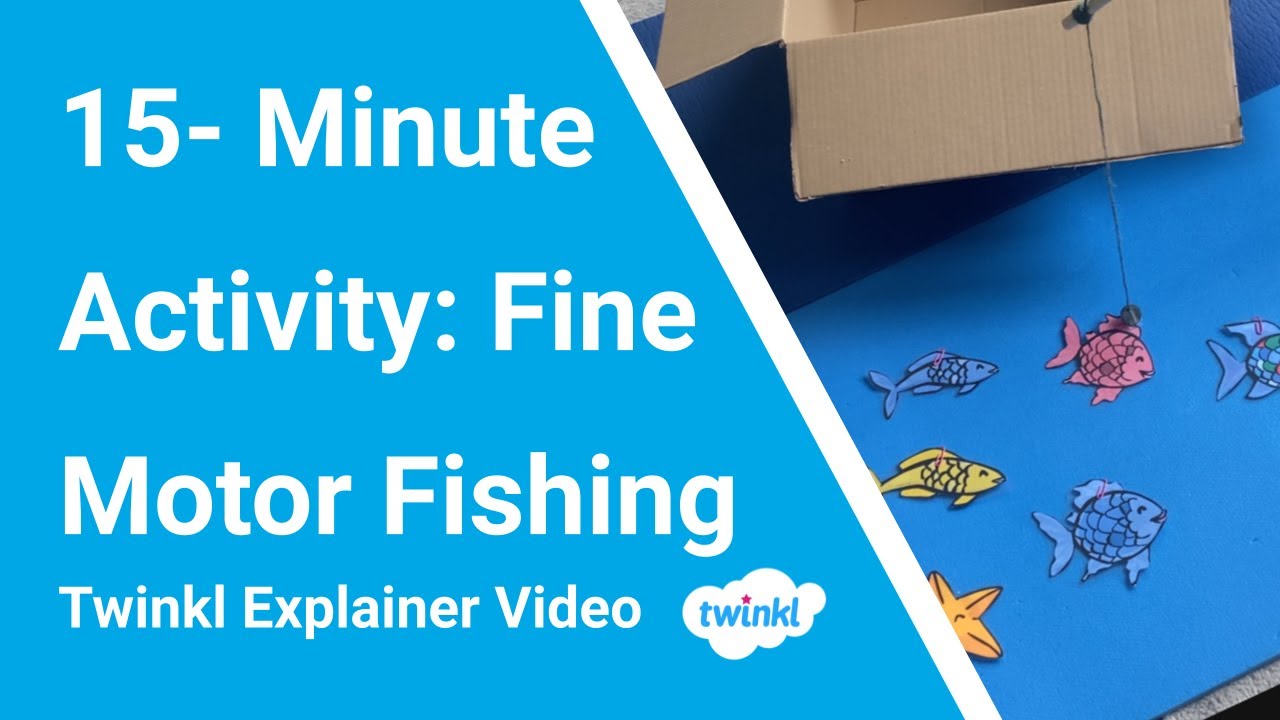 15-Minute Activity: Fishing-themed Fine Motor Skills Development 
