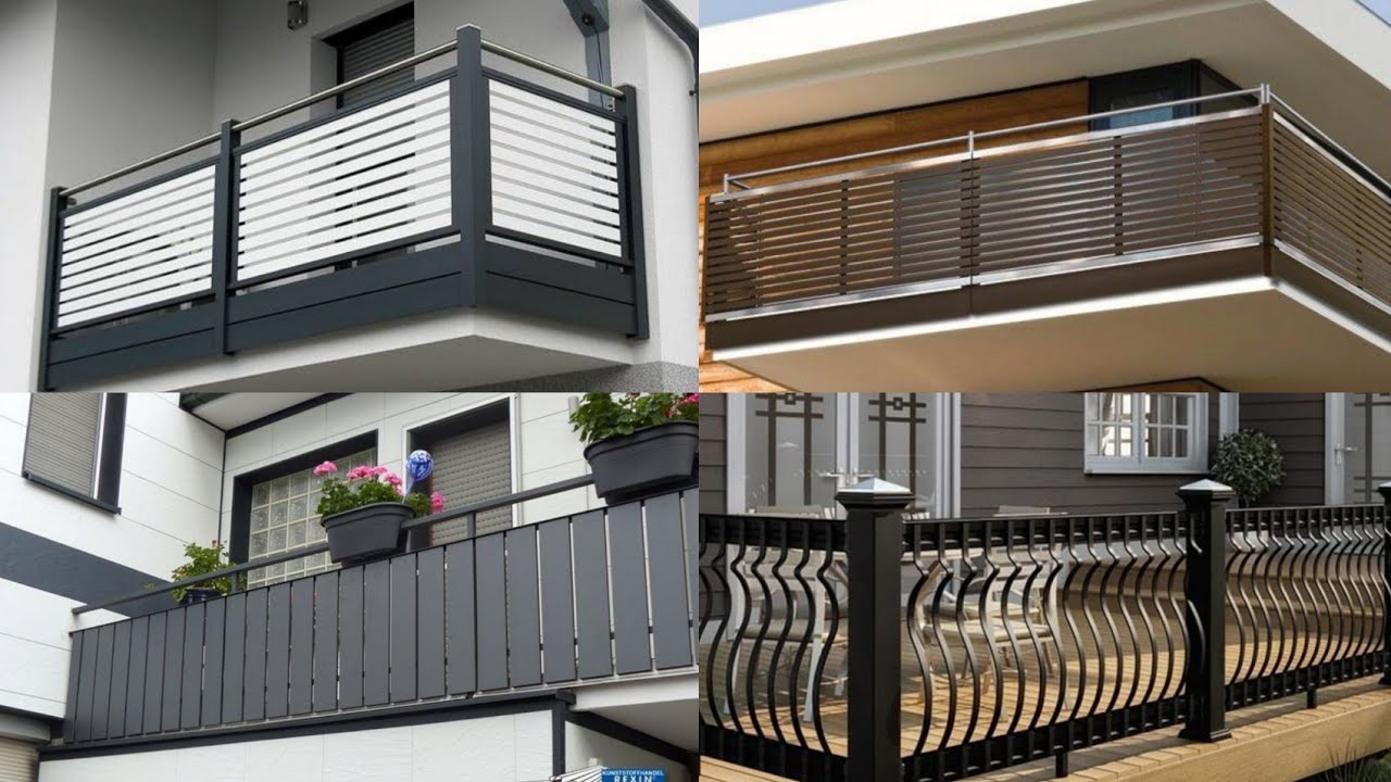 Balcony railing design | Balcony grill 2022 |Balcony hand rail ...