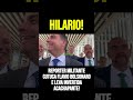Reporter cutuca Flavio Bolsonaro e leva invertida acachapante!