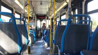 CTA On Board Riding 2007 New Flyer D40LF Bus 1317 on Route 53A South Pulaski North to Orange Line