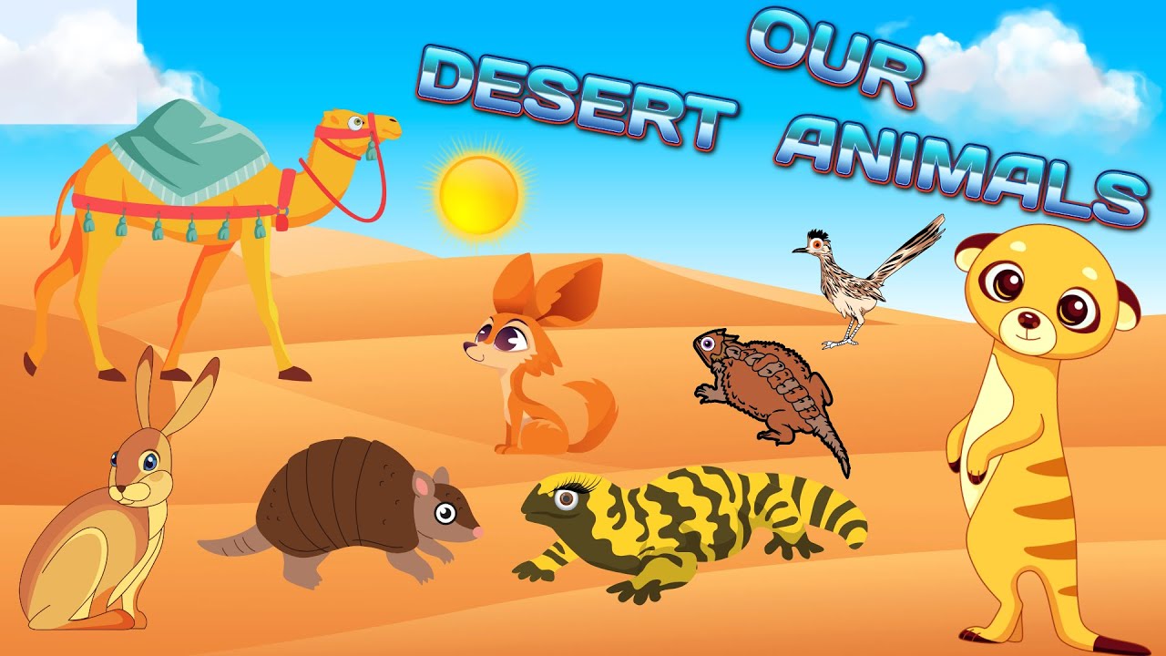 Learn Desert Animals Adventures: Fun Songs for Kids! l Peri Toons ...