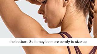 CRZ YOGA Strappy Sports Bras for Women Longline Wirefree Padded Medium Support Yoga Bra Top [Review]