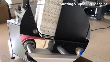 Automatic Counting and Banding Machine For Paper/OPP Tape Strap