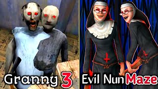 Granny 3 Vs Evil Nun Maze Angry Mode screenshot 5
