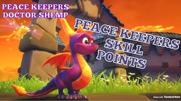 Spyro 1: ALL PEACE KEEPERS SKILL POINTS (Spyro Reignited Trilogy)