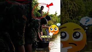 MERINDING ‼️DI AWASI SEORANG PRIA SAAT CUCI BAJU😱😱#shortvideo #tni #viralvideo #tniad