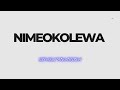 NIMEOKOLEWA SIFAELI MWABUKA AI 